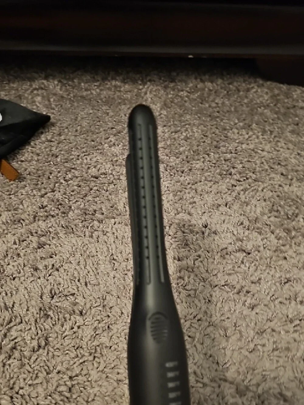 Black Travel Hair Straightener - Dual-Function Styling Iron